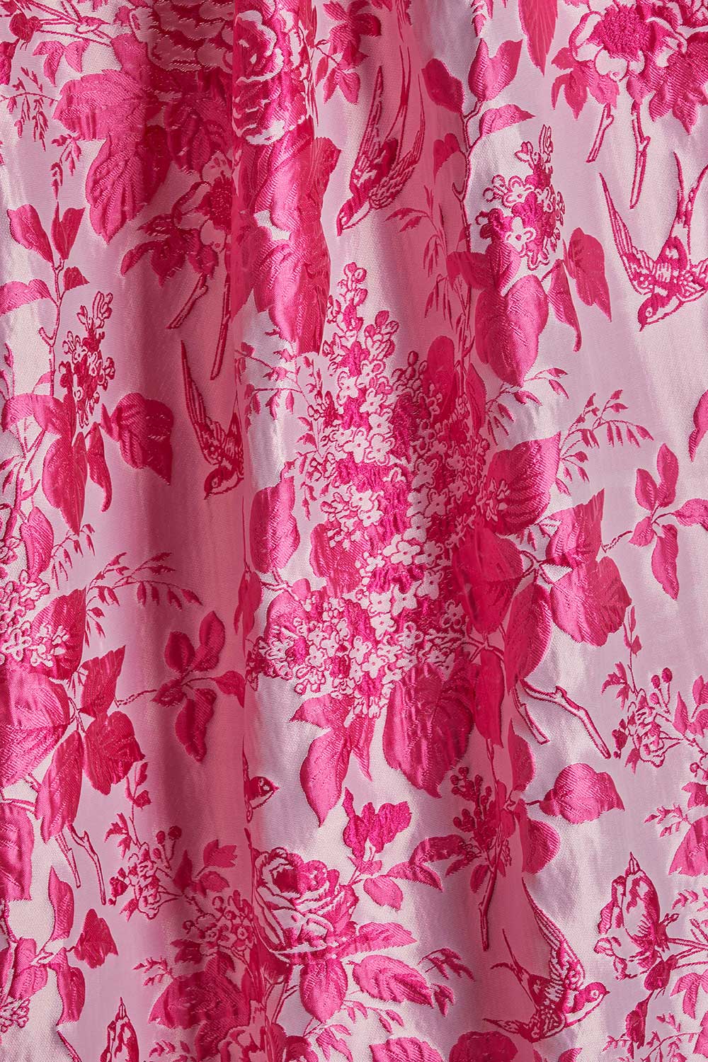 Vestido largo palabra de honor estilo A con cintura fruncida
