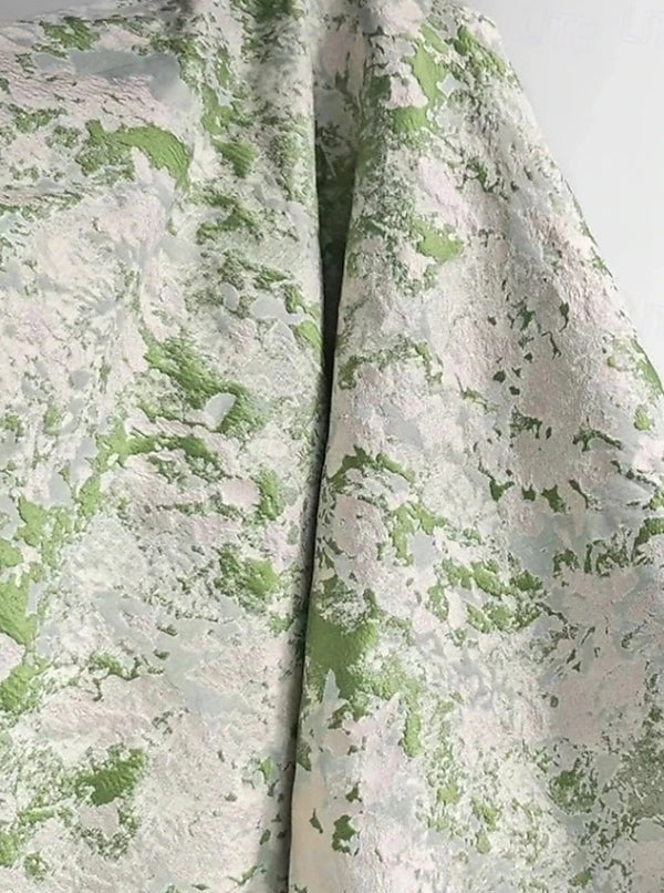 Vestido largo de corte A con estampado floral y bolsillos