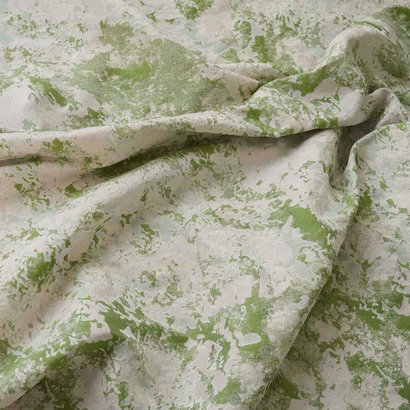 Vestido midi jacquard de un solo hombro con detalle de lazo